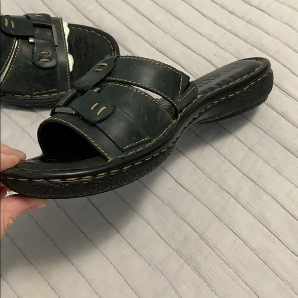 Born Black Handcrafted Slide Sandals - Picture 3 of 7